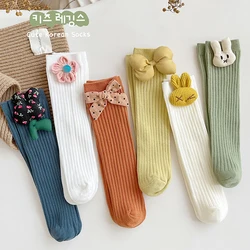 3 Pairs/Lot Kids Calf Socks Colorful Soft Warm Children'S Crew Socks Doll Accessories Girls Mid Tube Socks