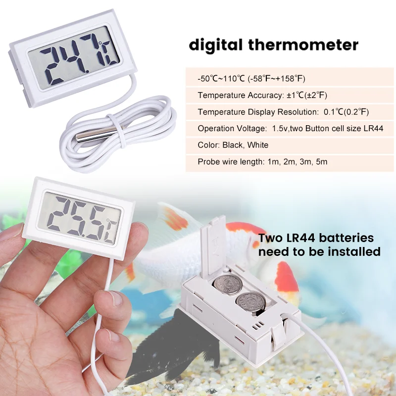 Termometr do akwarium, cyfrowy – Planted Aquarium Temperature recenzja i cena