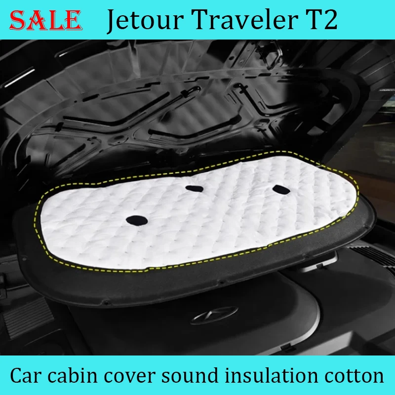 

Fit for JETOUR Traveler T2 2023-2024 Cabin cover sound insulation cotton noise reduction car retrofit external assembly