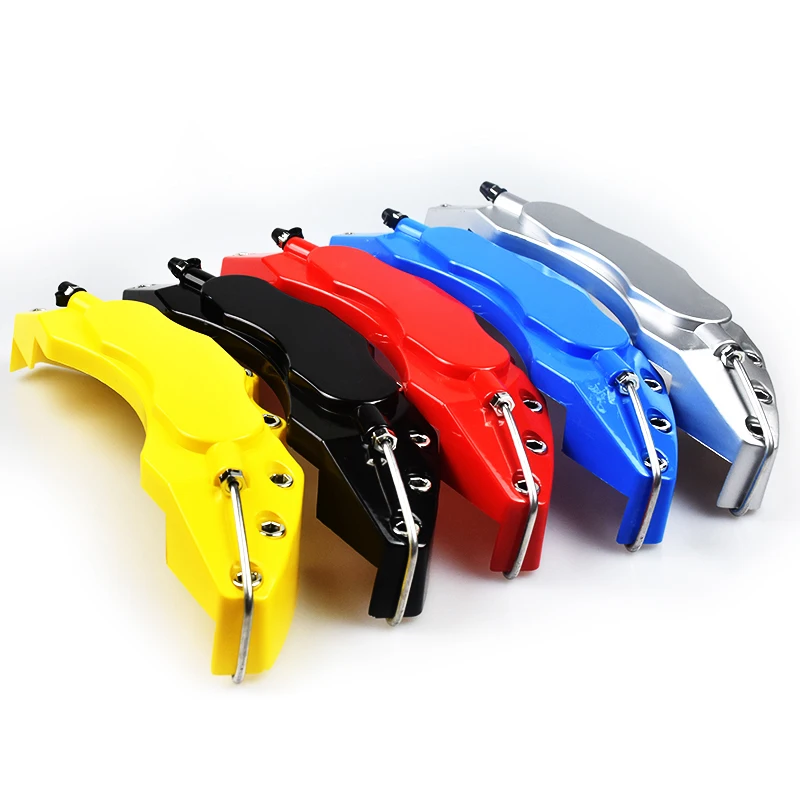 4Pcs 3D ABS Car Brake Caliper Cover Brake Disc Protective Shell For Skoda Volvo Ford Cadillac Chevrolet Honda Toyota Suzuki