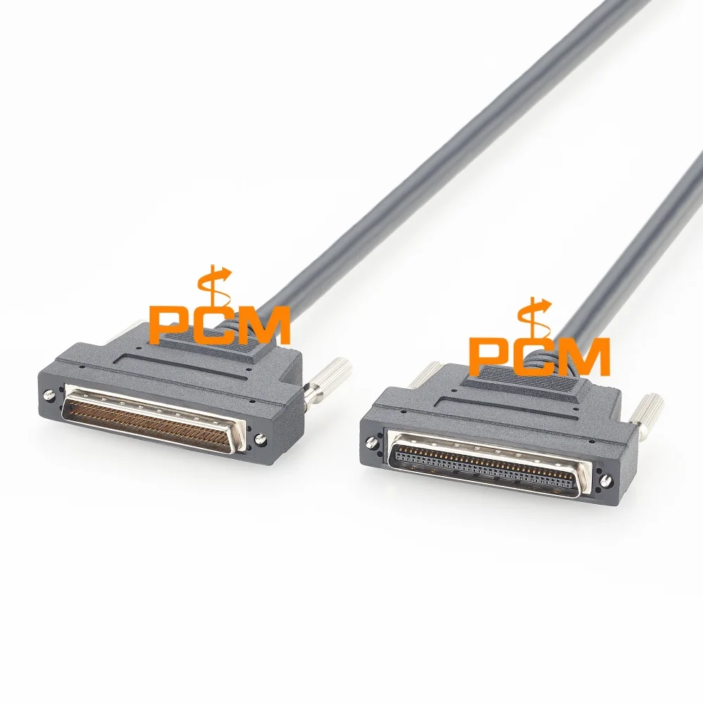 68 Pin HPCN68 To HPDB68 Link Cable High Density SCSI Cable EMI Shielded Transmission Cable For Data Acquisition System