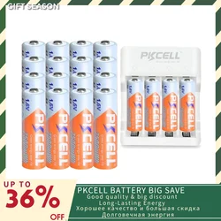 4/8/12/16/20 pièces 1.6V AA NIZN batterie aste NIZN chargeur PKCELL NI-ZN 2500mWh pipeline taille pour jouets