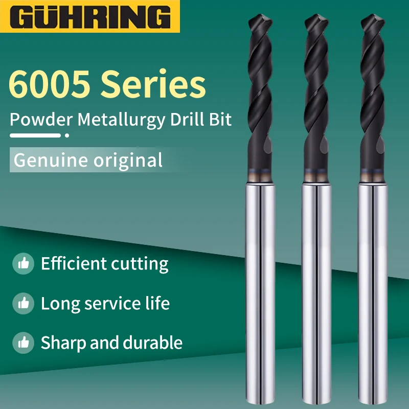 

Germany imported GUHRING cobalt collar powder metallurgy stainless steel drill bit superhard tungsten steel titanium alloy 6005