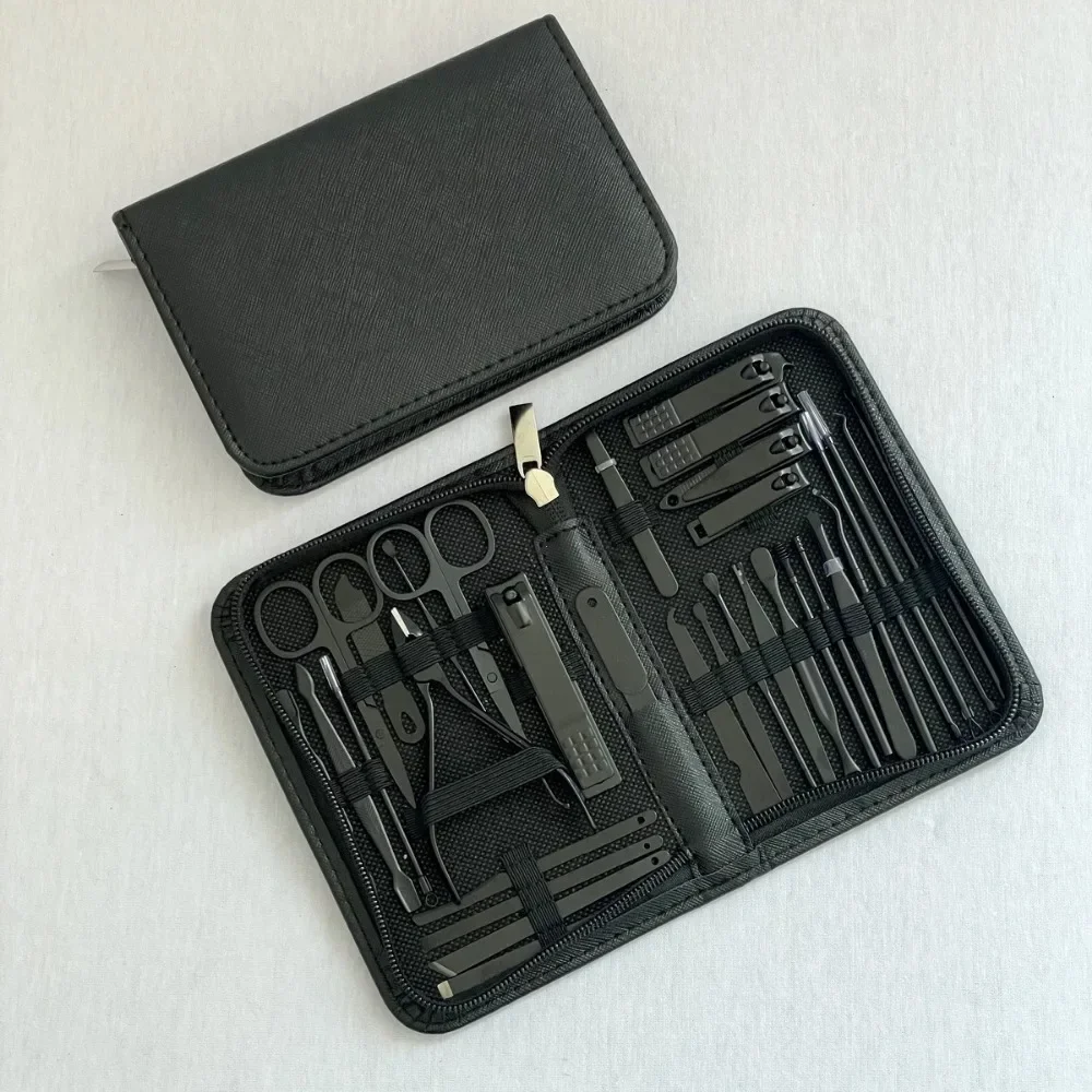 8/32pcs ชุดแต่งเล็บ Professional Pedicure Kit เล็บกรรไกรกรูมมิ่งชุดสแตนเลสสตีลเล็บเครื่องตัดเล็บเครื่องมือความงาม