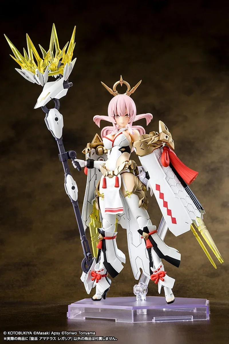 Kotobukiya Original Kp698 Megami Device19 Auv Amaterasu Regalia Anime Action Figure Mobile Suit Girl Model Kids Gifts Toys