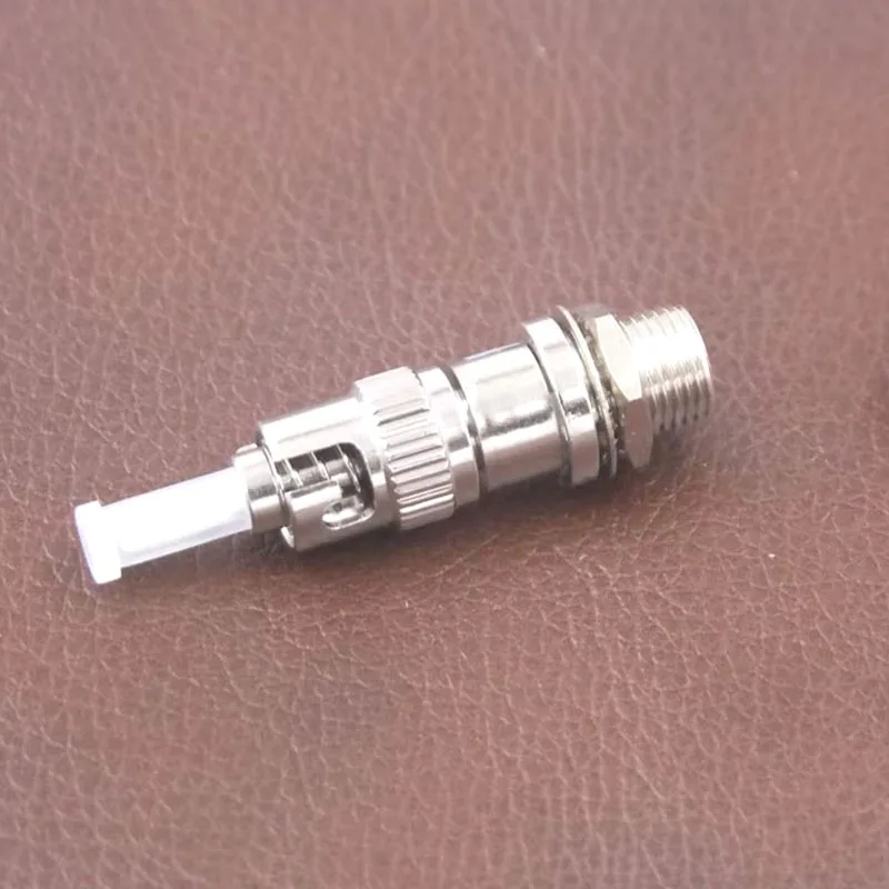 10pcs NEW Fiber Optic Adapter Connector FC Female -ST Male Flange ST-FC Coupler Factory Special Wholesale