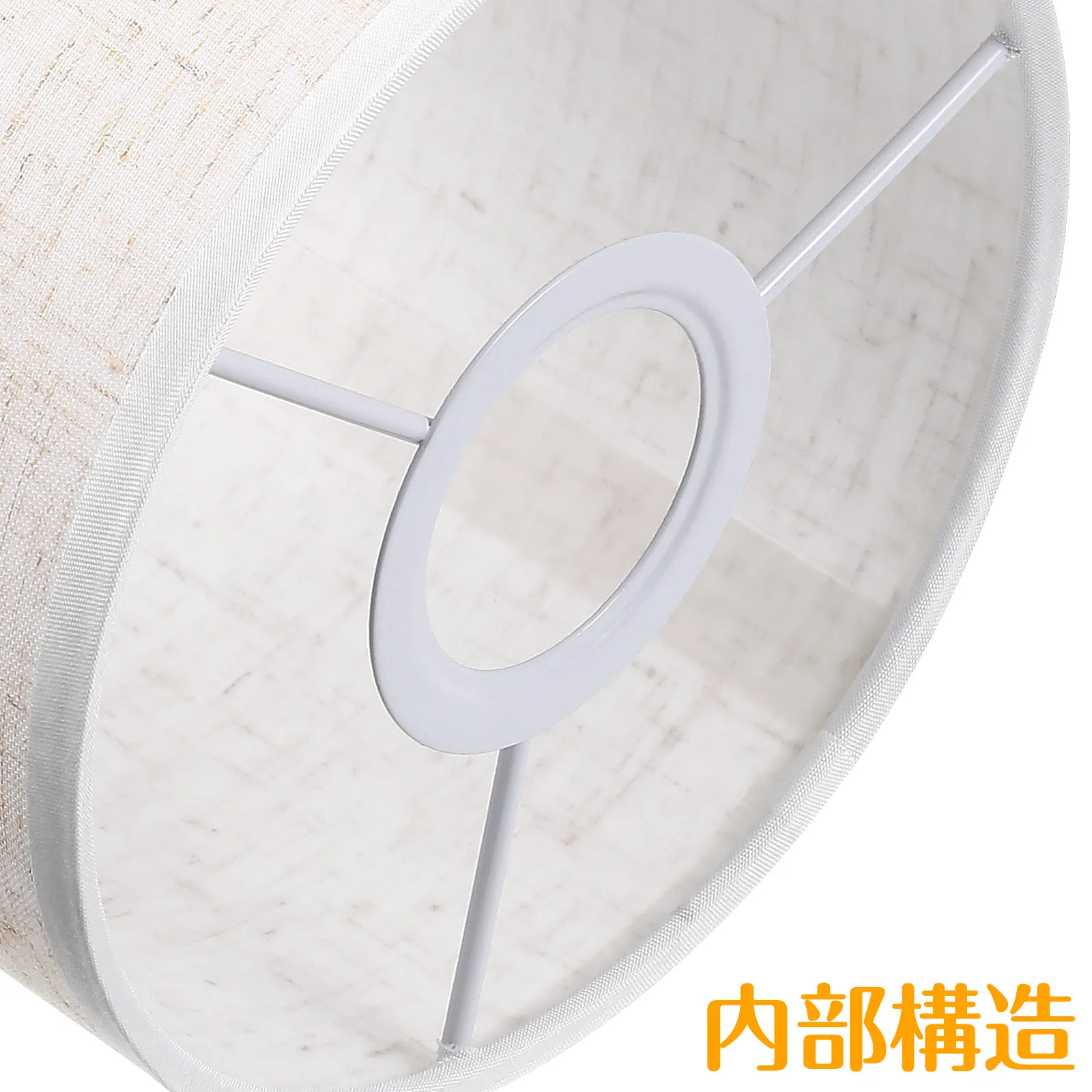 Linen Drum Lampshade Premium Rustic Chandelier Table Floor Lamp Cover Home Decor Light Shade Dust Proof Replacement