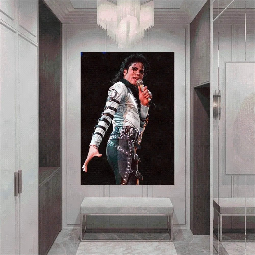 Michael singer Jackson Poster Home Office study Wall Bedroom Living Room Kitchen Decoration Painting