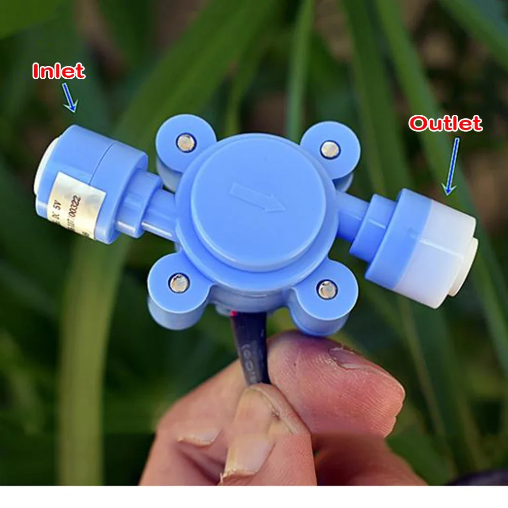 Water Dispenser Coffee Machine Flow Sensor DC 5V 1/4 Pulse Counter Gree Electrical Accessories