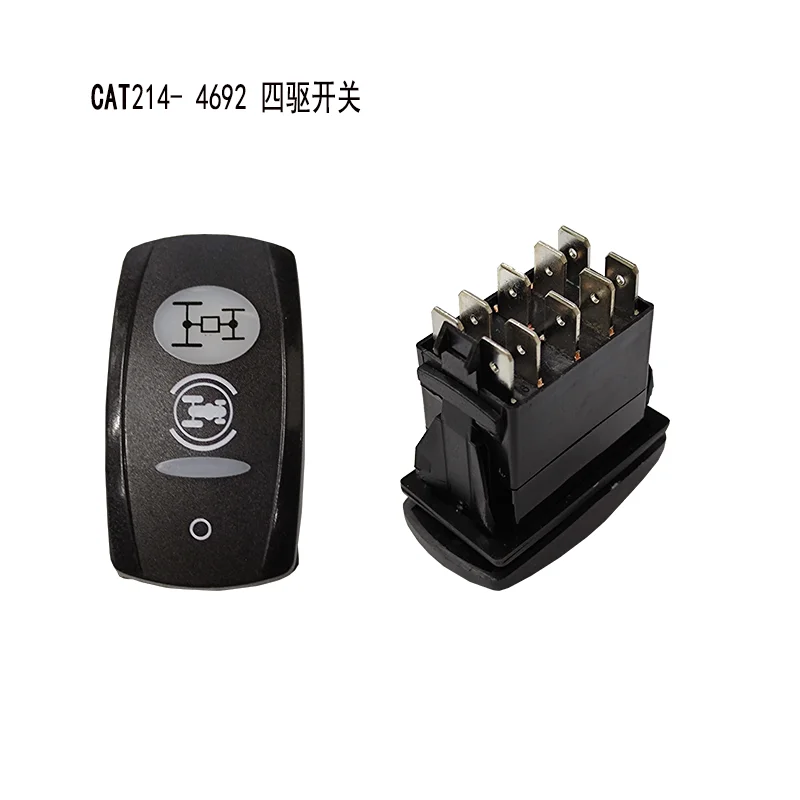 

cat Caterpillar 214-4692 four-wheel drive switch excavator construction machinery vehicle parts switch button