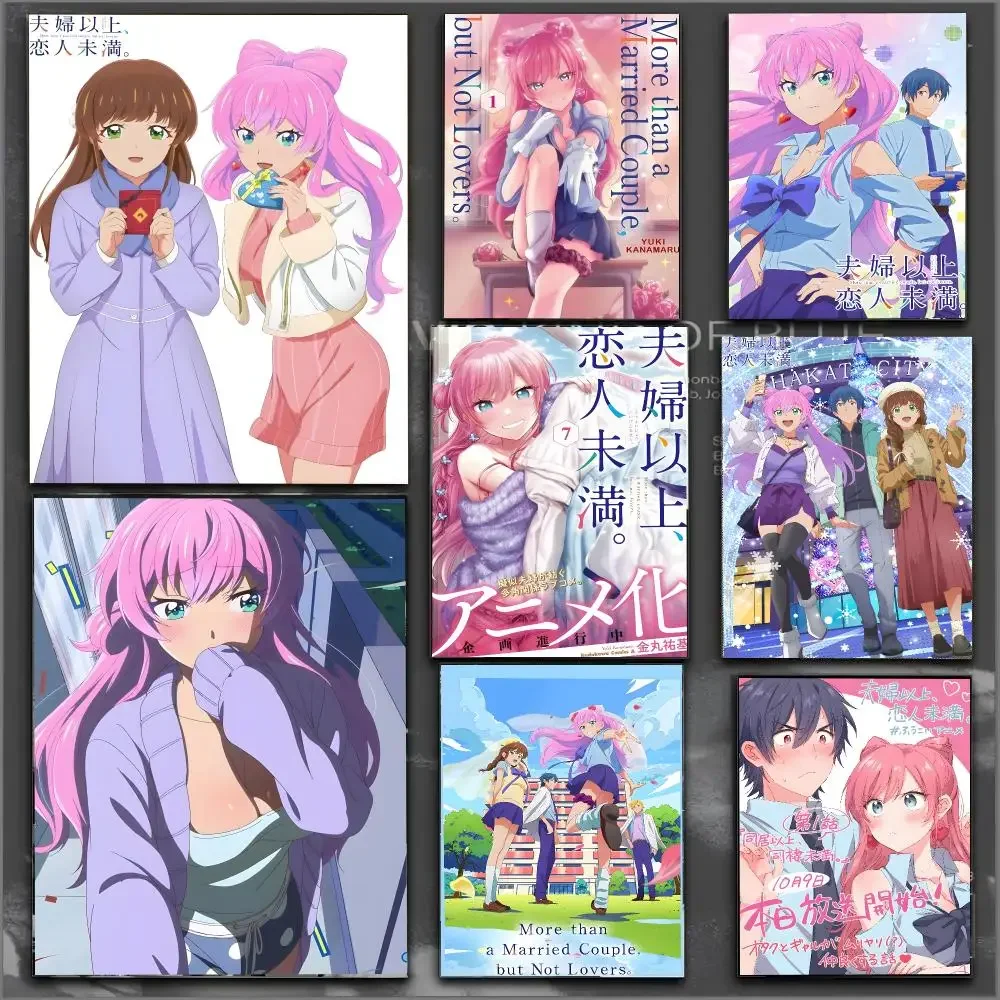 More Than a Married Couple, But Not Lovers Anime Poster Modern Aesthetic Print Minimalist Bedroom Living Room Home Decor Gift
