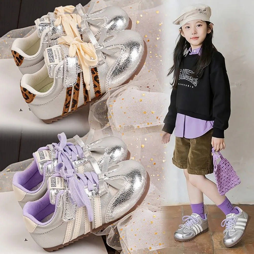 Children Boys Girls Leopard Horse Hair German Trainer Sneakers Toddler Kid Light Breathable Sports Running Shoes for kids 2026