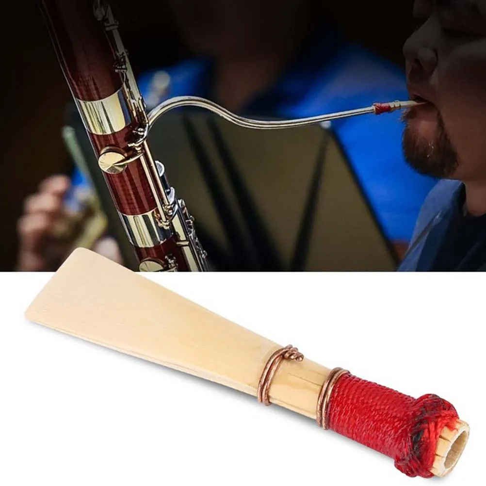 

2pcs Bassoon Reed -Friendly Durable Replacement Accessories Handmade Compact Lightweight Professional Reeds For