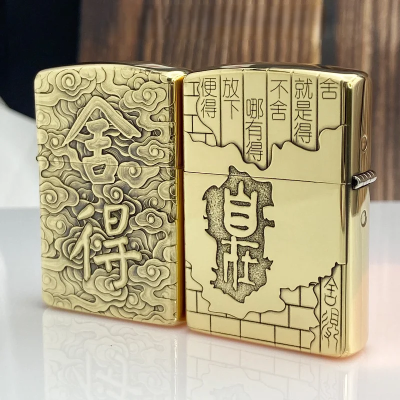 

ZORRO brass 3D embossed "Shede" men's personalized and creative cigarette accessories are great gifts for men