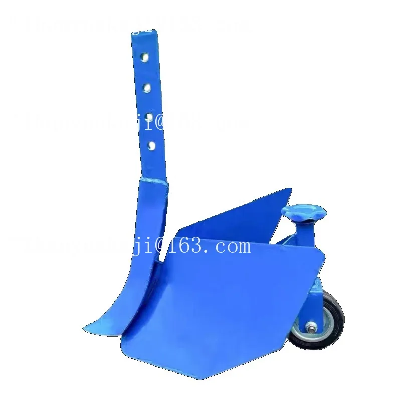 Micro tiller trencher trenching plough adjustable hand support multi-functional small orchard fertilization trenching