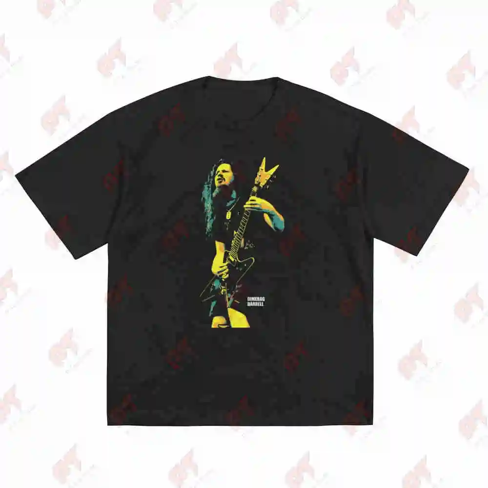 Lance Abbott Dimebag Darrell Short Sleeve Tee 100% Cotton T-Shirt