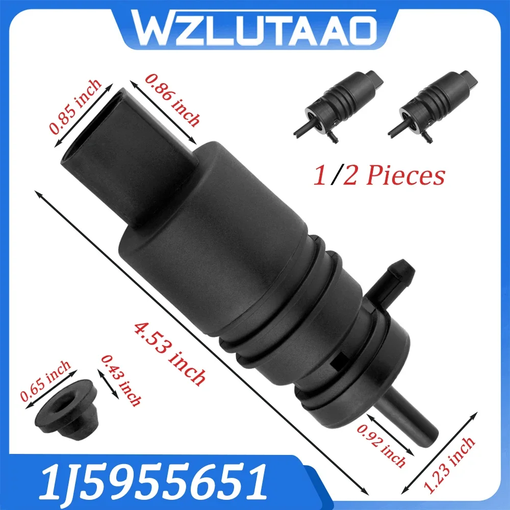 1/2 piece 1J5955651 67128362154 2218690121 13250356 Windshield Washer Motor Pump For Audi Mercedes Benz BMW VW Porsche
