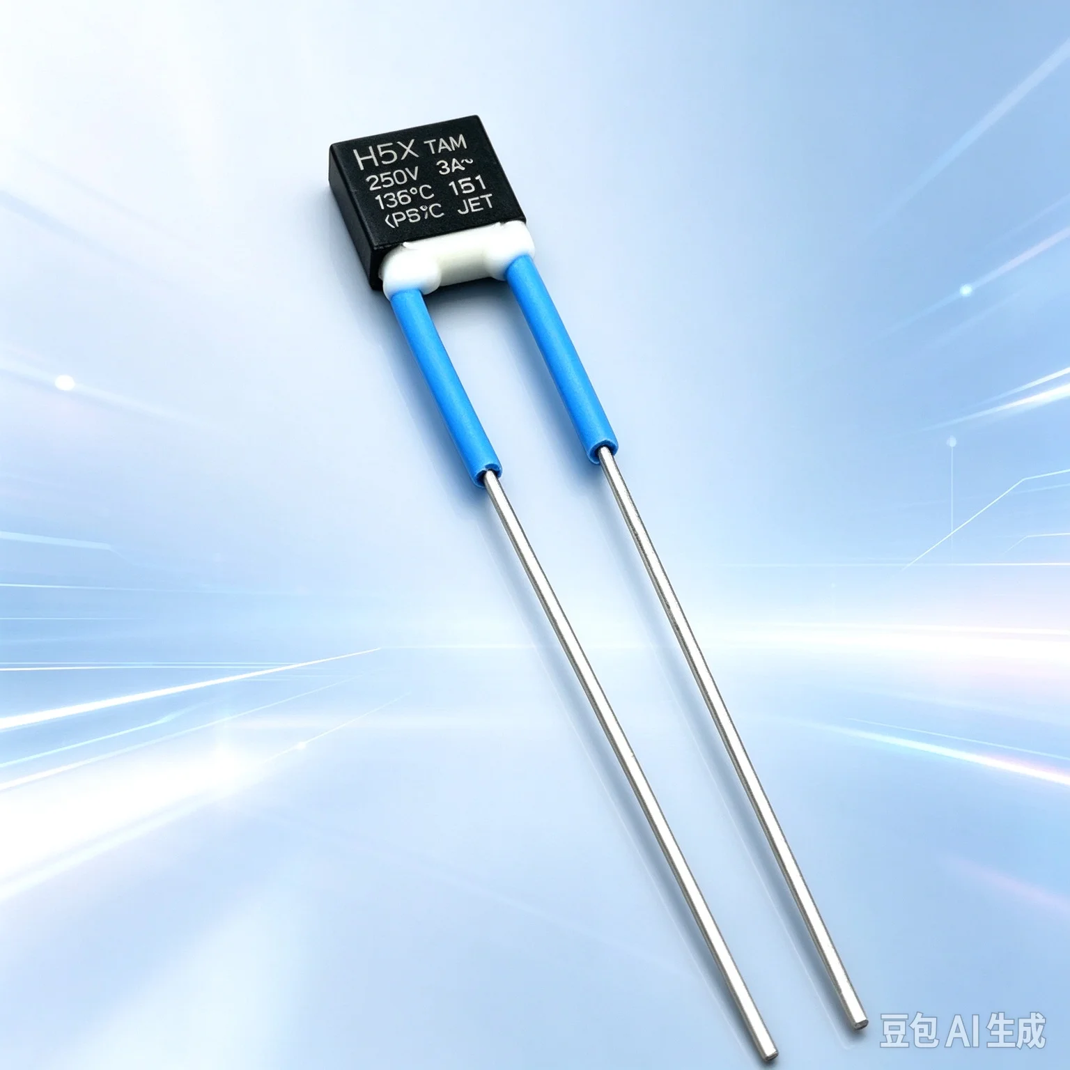 sicuro-per-jet-136-℃-250v-3a-h5x-fusibile-termico-per-motore-ventola-interruttore-termico-100pz