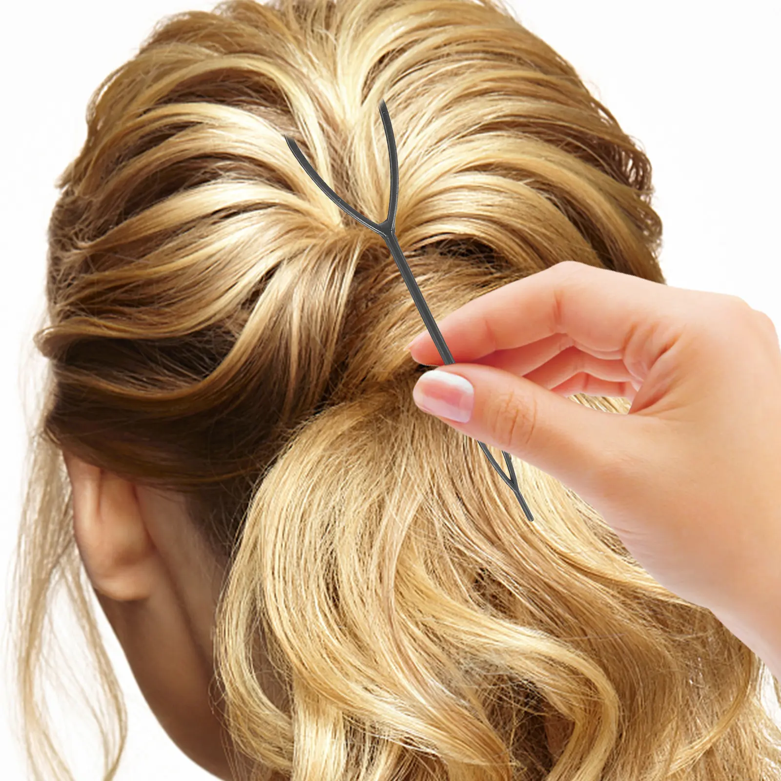 

Набор из 8 пластиковых инструментов для укладки волос: аксессуары для плетения кос и украшения причесок для балета, танцев, вечеринок, банкетов. Быстрое и элегантное оформление прически.