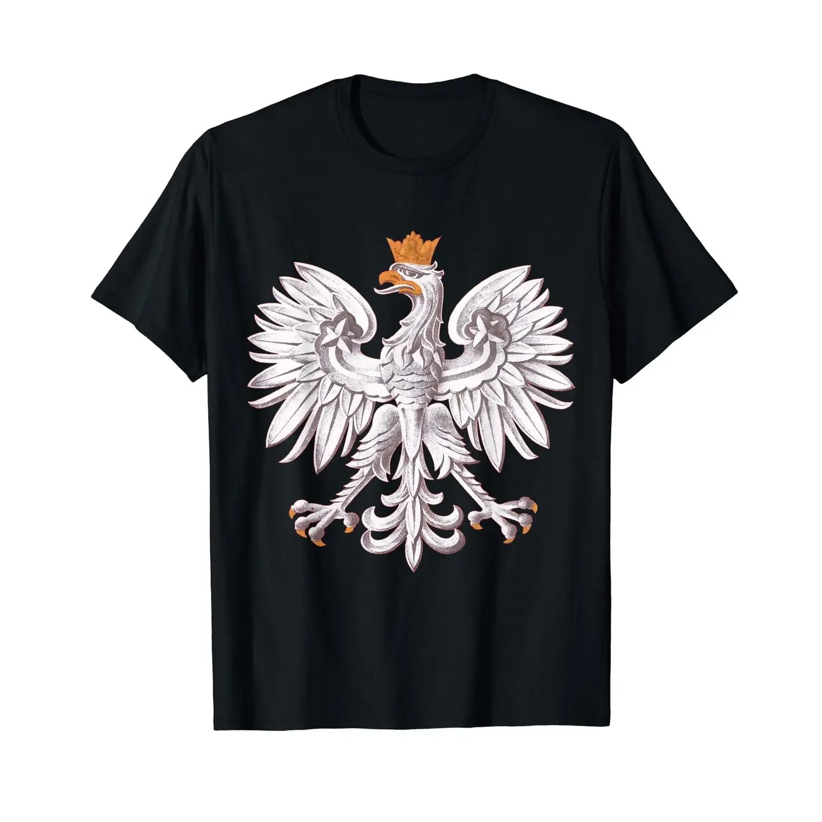 Polish Eagle T-Shirt im Vintage-Stil, gewaschen, leicht bequem, Unisex, lässig, vielseitig, stilvoll, Designer-Kleidung für Herren, atmungsaktiv