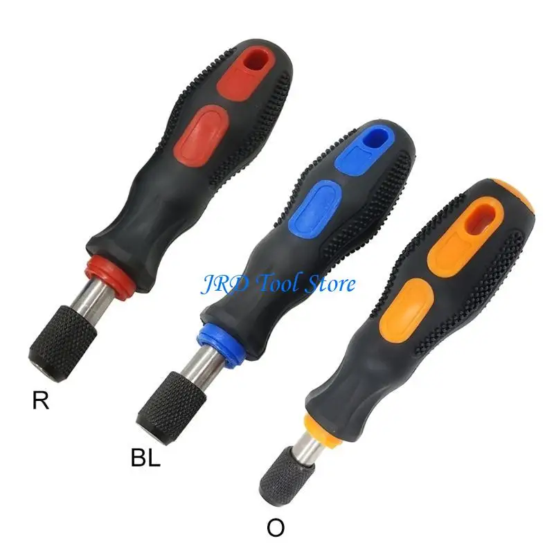A2UD Compact Screwdriver Bit Metal & Plastic Screwdriver Holding Tool PP Handle 1/4