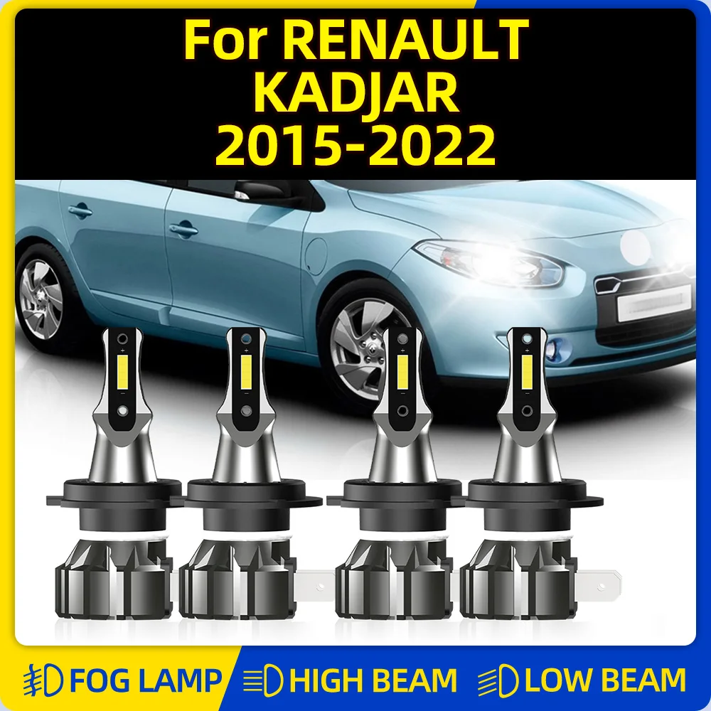 

H7 Car Light 240W Auto Lamp 40000LM CSP Chips LED Headlight Bulbs 12V For RENAULT KADJAR 2015 2016 2017 2018 2019 2020 2021 2022