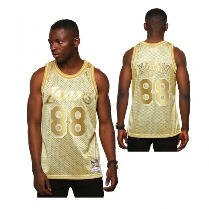 2024 Summer New Los Angeles James Gold Basketball Jersey Oversized Men\'s Vest High Quality Children Adult Universal Size Tops