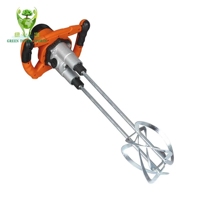 Industrial & DIY Grade 6-Speed Adjustable Electric Hand Mixer Double Bar Machine Paint Mixer