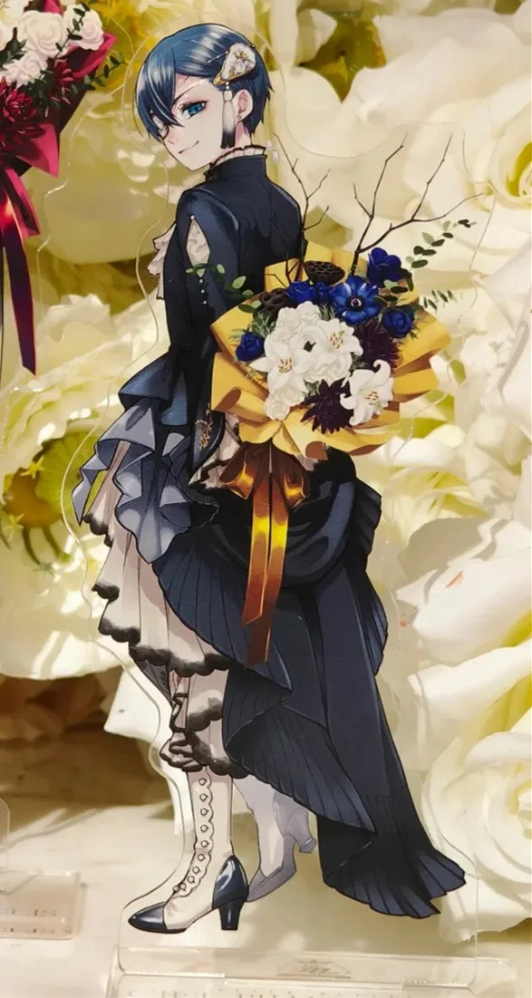 Black Butler Bouquet Flower Series Acrylic Stand Ciel Sebastian
