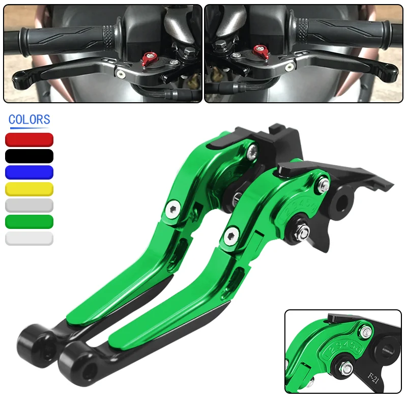 

NEW Brake Clutch For Z1000 Versys1000 ZX-6R ZX-10R ZZR600 ZX-9R Motorcycle CNC Folding Extendable Brake Blutch Lever