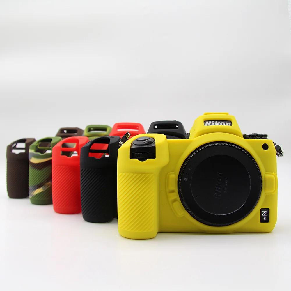 Soft Silicon Sleeve Armor Skin Case Body Cover Protector for Nikon Z6 Z7 Mirrorless Camera Rubber Shell Protective Video Bag