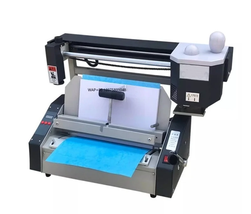 Professional Book Binding Machine with Adjustable Alignment Guide for Office and Print Shop