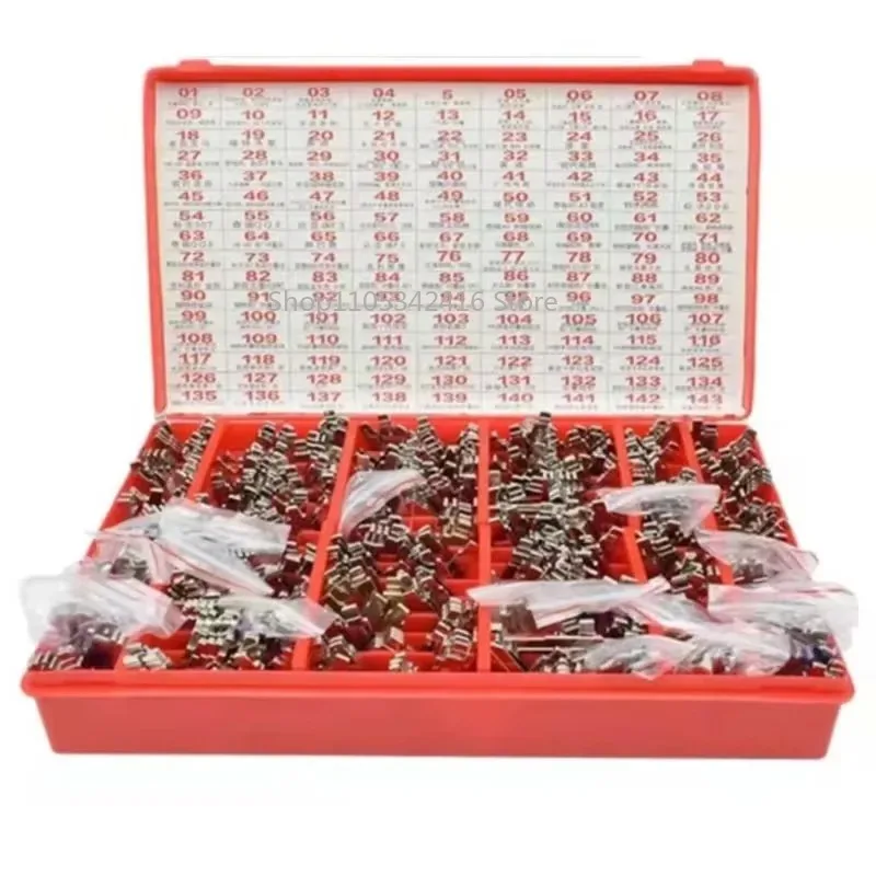 1440 PCS Flip Folding Car Key Blanks, Universal Remote Key Blade Replacement for Automotive Maintenance Hand Tool Use