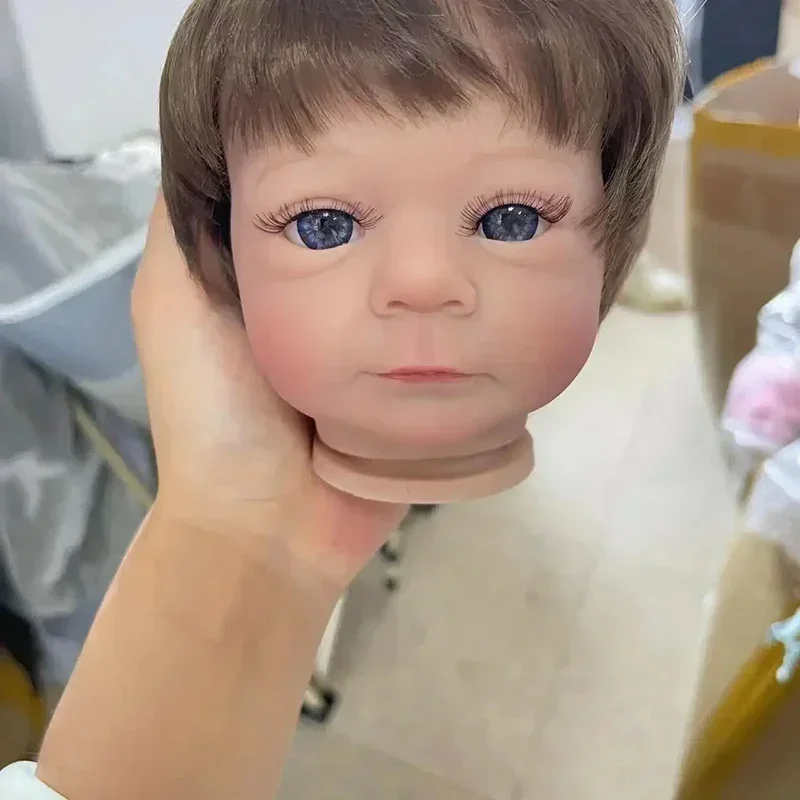 19인치 48cm 다시 태어난 인형 키트 Felicia 한정판 천 몸체와 눈이 이미 페인트된 실물 같은 키트
