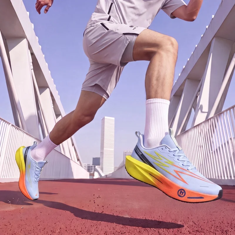 Laufschuhe für Herren mit Carbonplatte, Marathon-Spezialität, atmungsaktiv, leicht, bequeme Outdoor-Sportschuhe für Damen – Detail 15