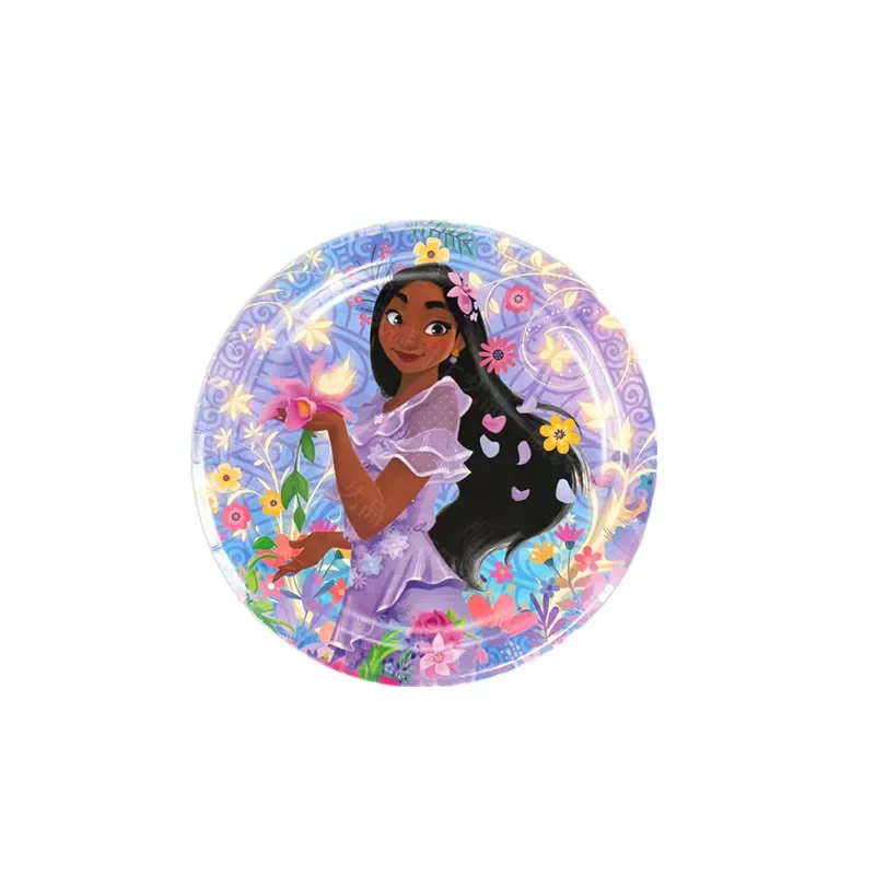 Disney Encanto Isabella Birthday Party Decor Isabella Balloon Banner Napkin Tablecloth Plates Cups Girl Baby Shower Supplies