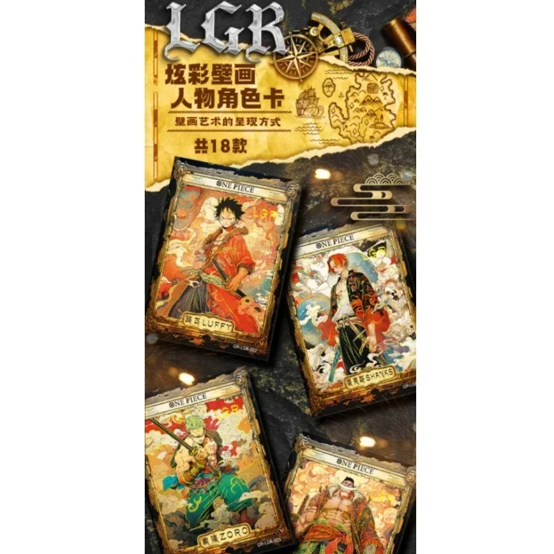 New One Piece Card Endless Treasure Golden Route Collection Card Luffy Nami Zoro Rare Metal Collection Card Kids Toy Xmas Gift