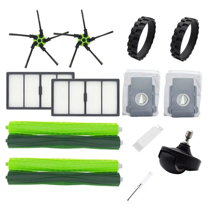 [NEW!N92R】 Replacement Parts Cleaning Kits For IROBOT ROOMBA S9 S9+ Brush HEPA Filter Screen Gimbal Wheel Tire Dust Bag