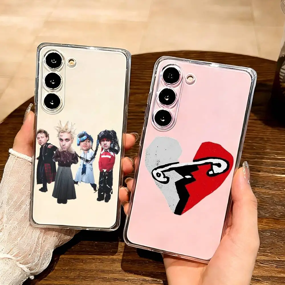 

5sos S-SecondS of SummerS Fans Phone Case For SamsungA10 A12 A31 A40 A70 Transparent Cover Case
