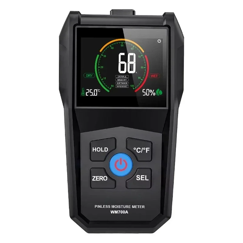 

Moisture Meter Building Material Humidity Tester Wood Humidity Tester Digital Hygrometer Non-Invasive Wood Moisture Meter