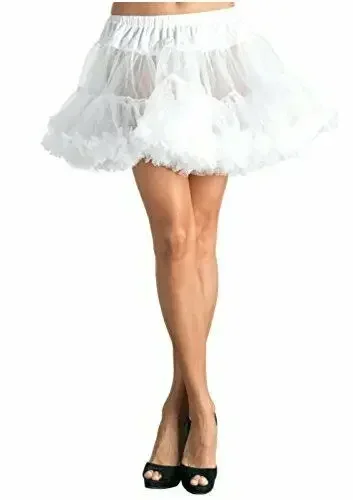 

Women's Petticoat Skirt, White 2025