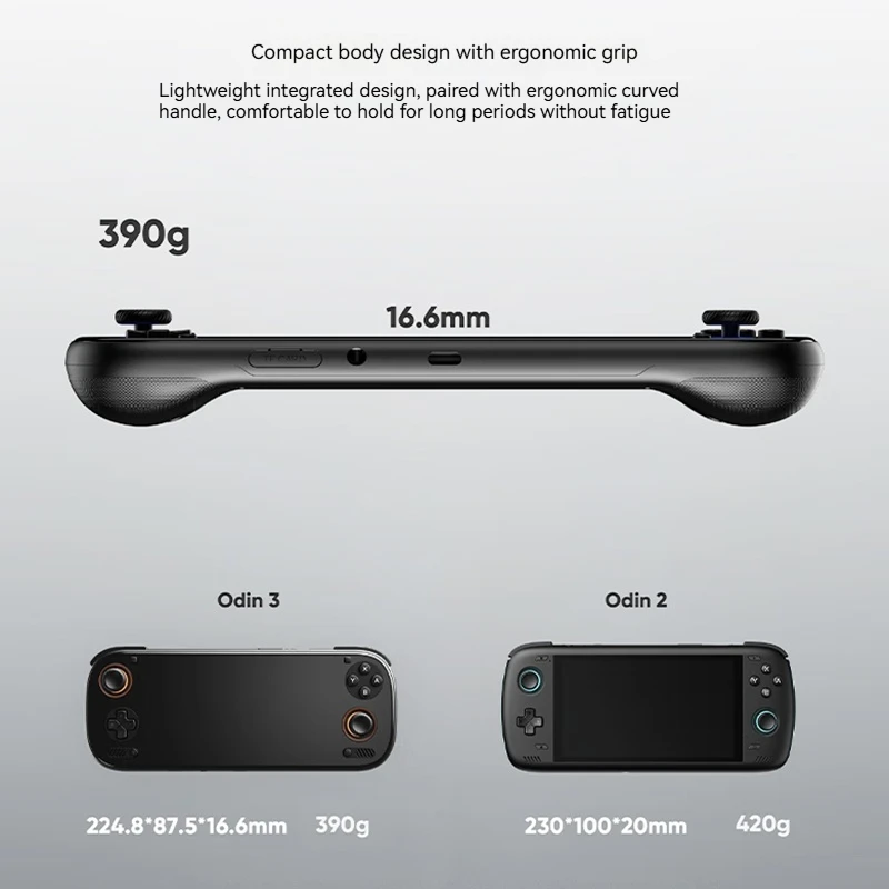 Console de jeux portable AYN Odin 3, écran tactile AMOLED 6 pouces, 12