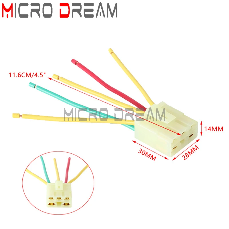 For Honda CBR CB VT 250 400 500 600 250 900 1100 Motorcycle Voltage Regulator 5 Pin Cable Regulator Rectifier Plug Connector