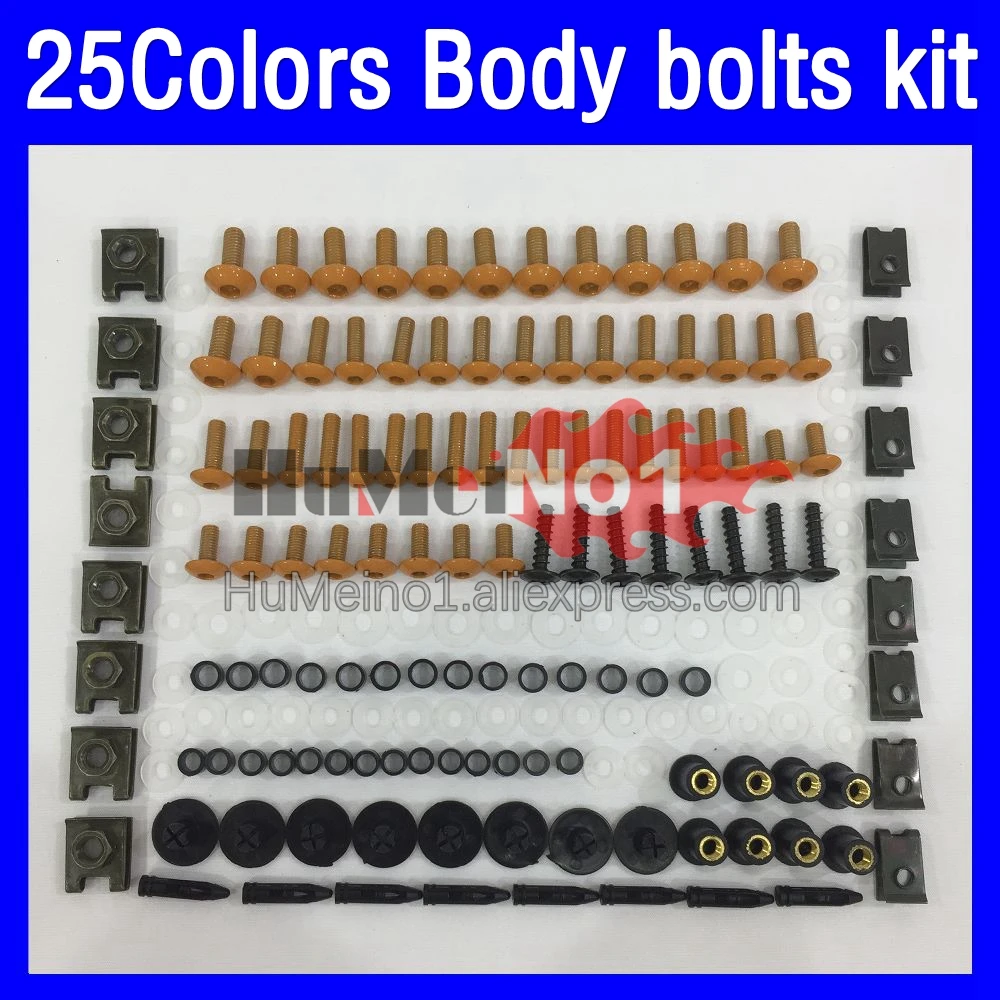 268ps Fairing bolts full screw kit For SUZUKI GSXR 600 750 CC K11 GSXR600 GSXR750 2017 2018 2019 20 21 22 Body bolt screws Nuts