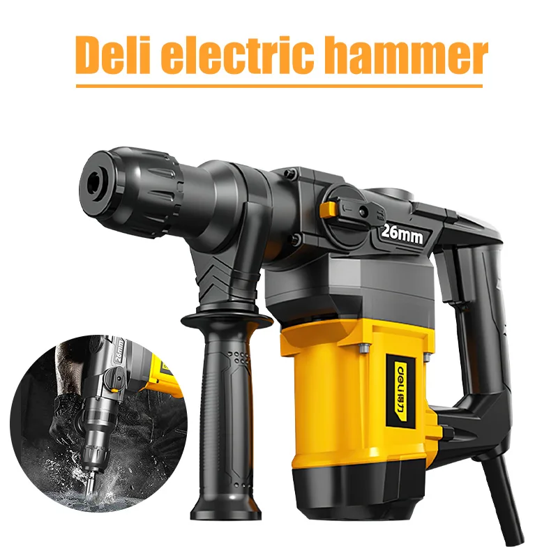 

Impact Electric Drill Electric Rotary Hammer 850W Electric Hand Drill Tool Kit Professional Drilling Machine Screwdriver