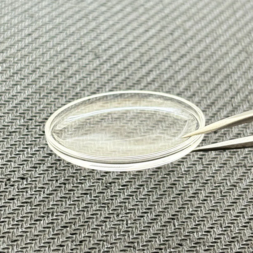 10pcs Acrylic Watch Mirror 27.5-45mm High-Quality Transparent Surface Fat Face Watch Mask Accessory