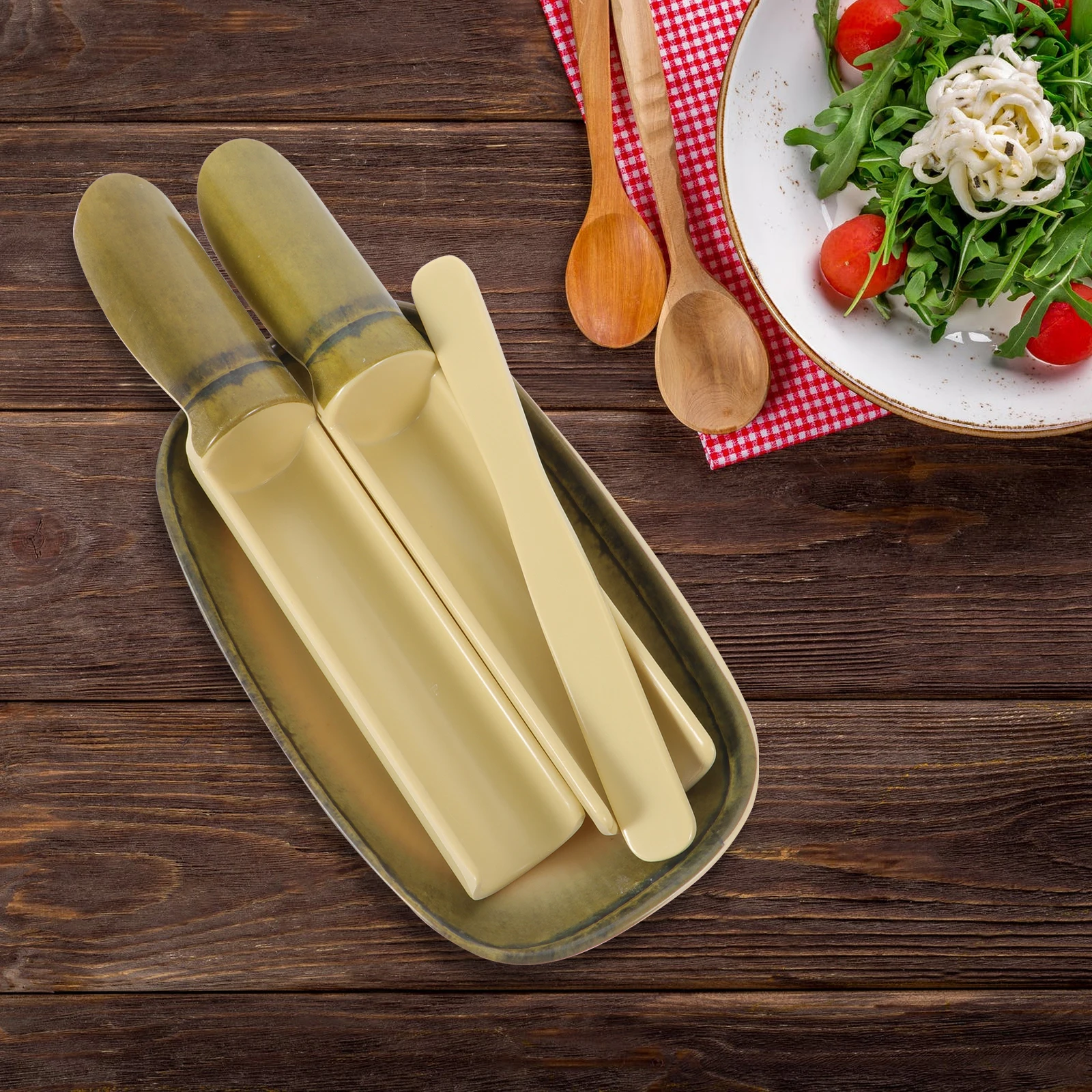 

1 set Shrimp Slide Mold Set Kitchen Meatball Maker Tool Non-Stick Sturdy Handle Eco- BPA-Free for Restaurant