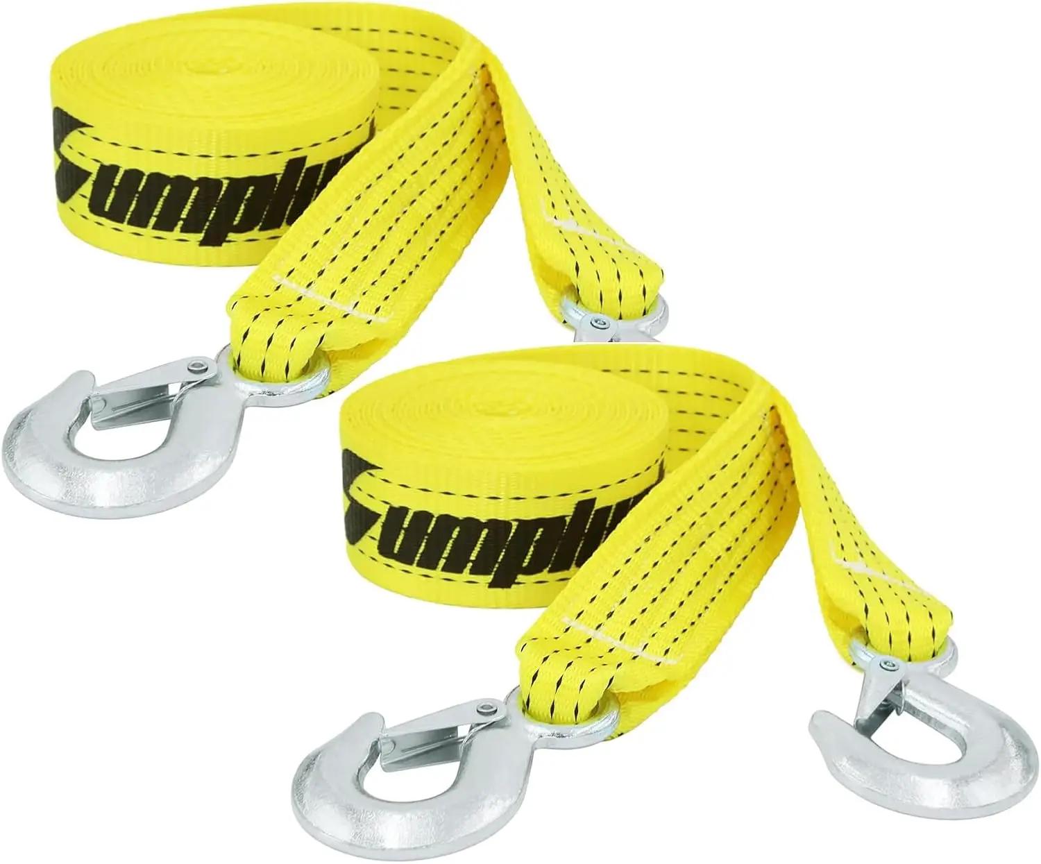 

Комплект из 2-х сверхпрочных буксировочных ремней с крюками, 5 см x 6 м, прочность на разрыв 15000 фунтов, для крепления автомобилей, UTV, квадроциклов и другой техники.