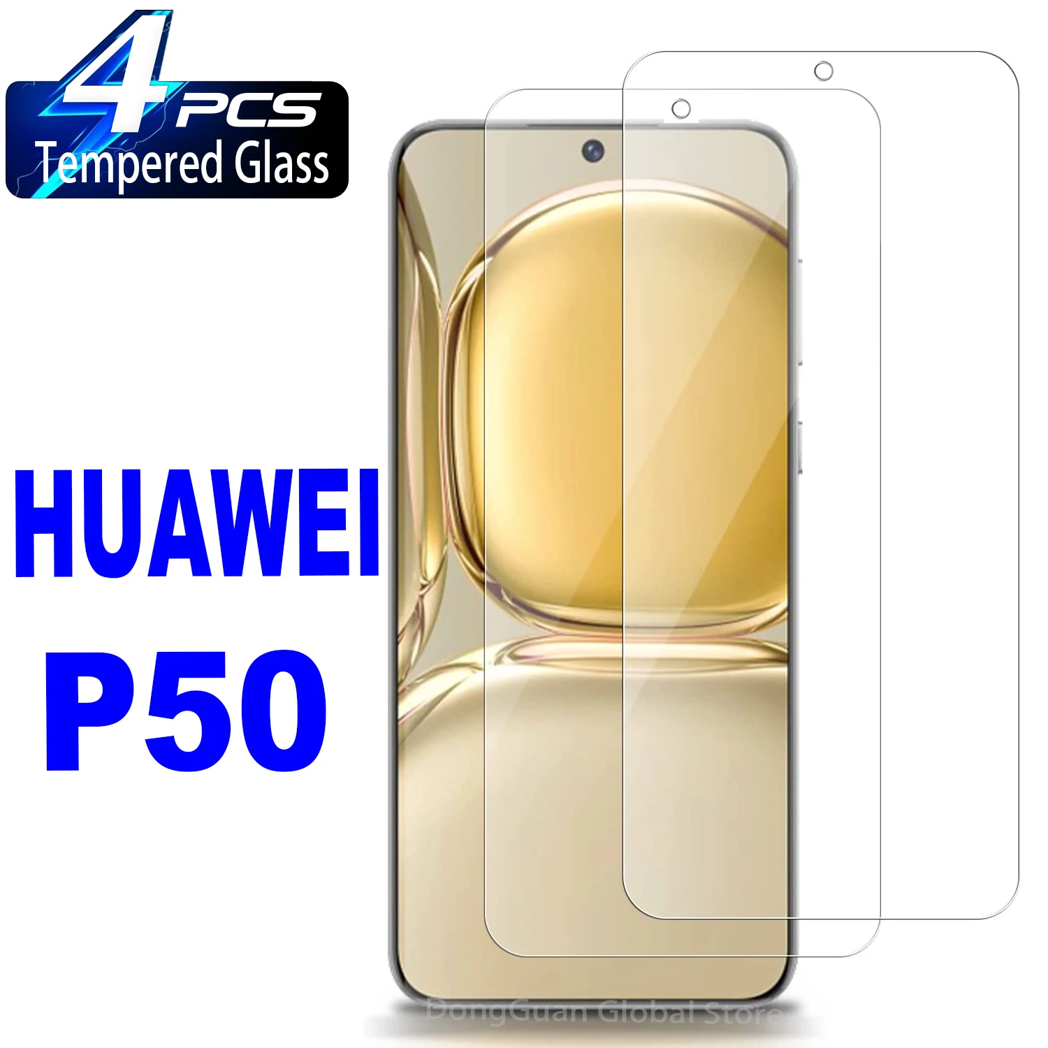 

2/4Pcs HD Tempered Glass For Huawei P40 Lite Screen Protector Film