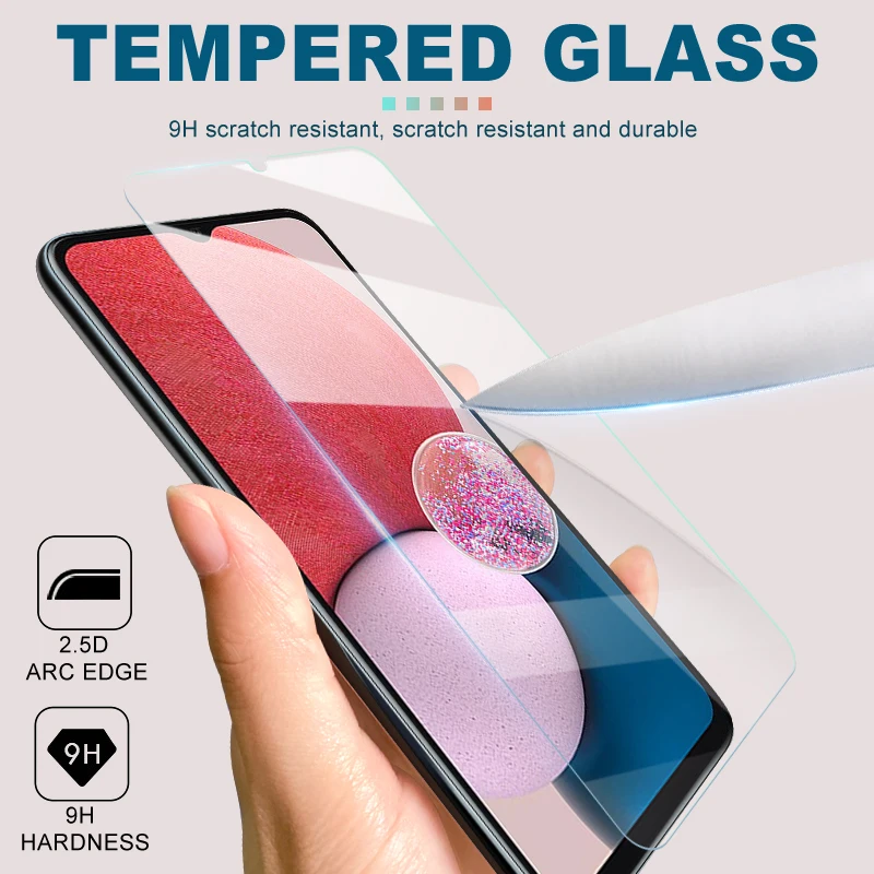 4Pcs 9H Tempered Glass For Samsung Galaxy A24 A54 A04 A14 A34 4G 5G Screen Protector For Samsung A04S A04 A04E Core Glass Film